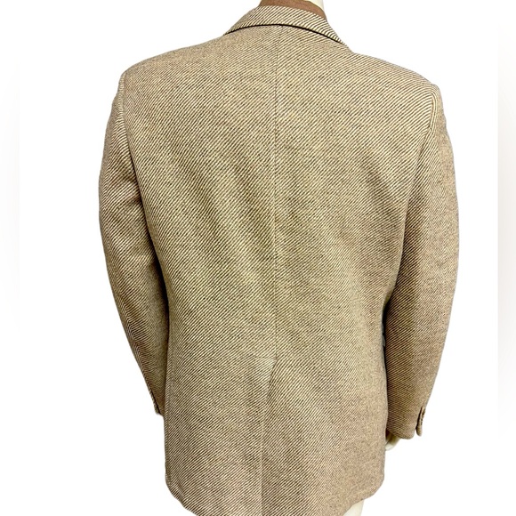 Threadneedle Street classic men’s tan virgin wool blazer in size 44 or X-Large - Picture 2 of 16